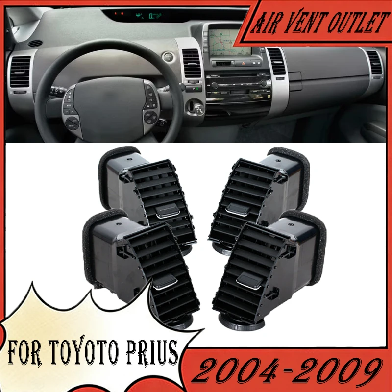 A/C Air Conditioner Outlet Air Grill For Toyoto Prius 2004 2005 2006 2007 2008 2009 Air vent Outlet Interior Car Accessories