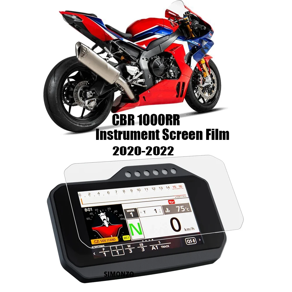 

CBR 1000 RR Dashboard Screen Protector For Honda CBR 1000 RR Fireblade / SP 2020-2022 Screen Protector Scratch Protection Film