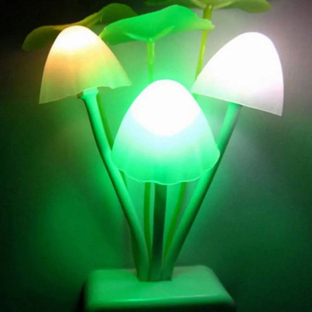 

Flower Sensing Cute New Bed Home Decoration Romantic Dream Sensor Control Mushroom Light Colorful LED Lamp