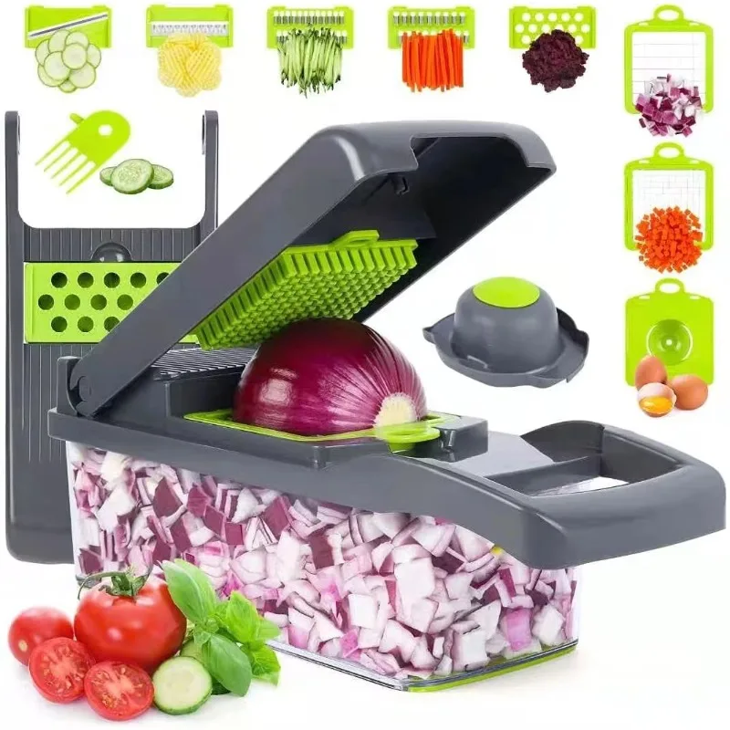 Hot Sale Kitchen Multi 12 in 1 Manual Mandolin Fruit Vegetable Slicer Onion Slicer Vegetable Slicer