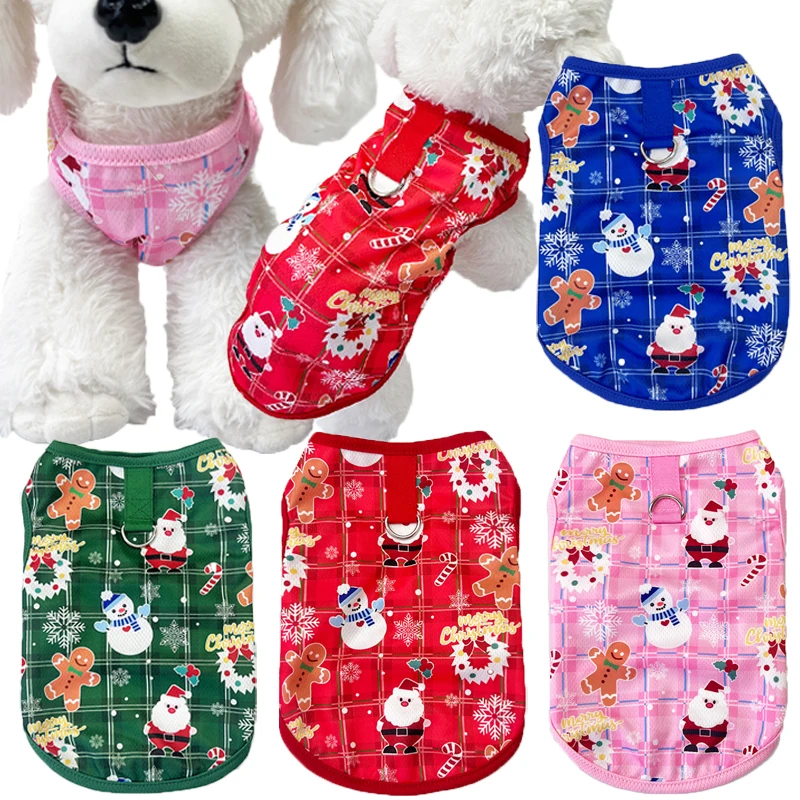 Christmas Dog Clothes New Year Pets Dogs Clothing For Small Medium Dogs Costume Chihuahua Pet Shirt Warm Dog Clothing Yorkshire