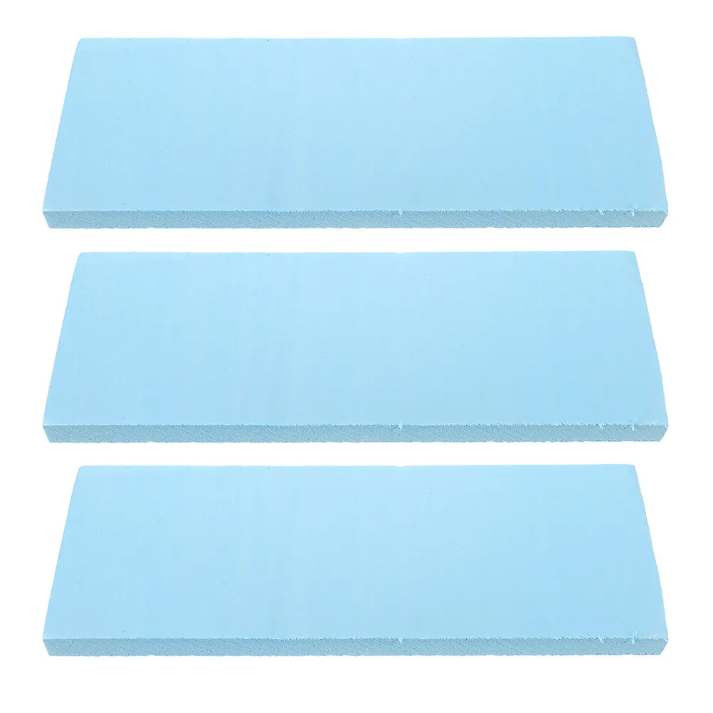 3Pcs High Density Foam Board DIY Crafting Rectangle Sheets for Hand Carving Scene Models Diorama Base Classroom Art Supplies