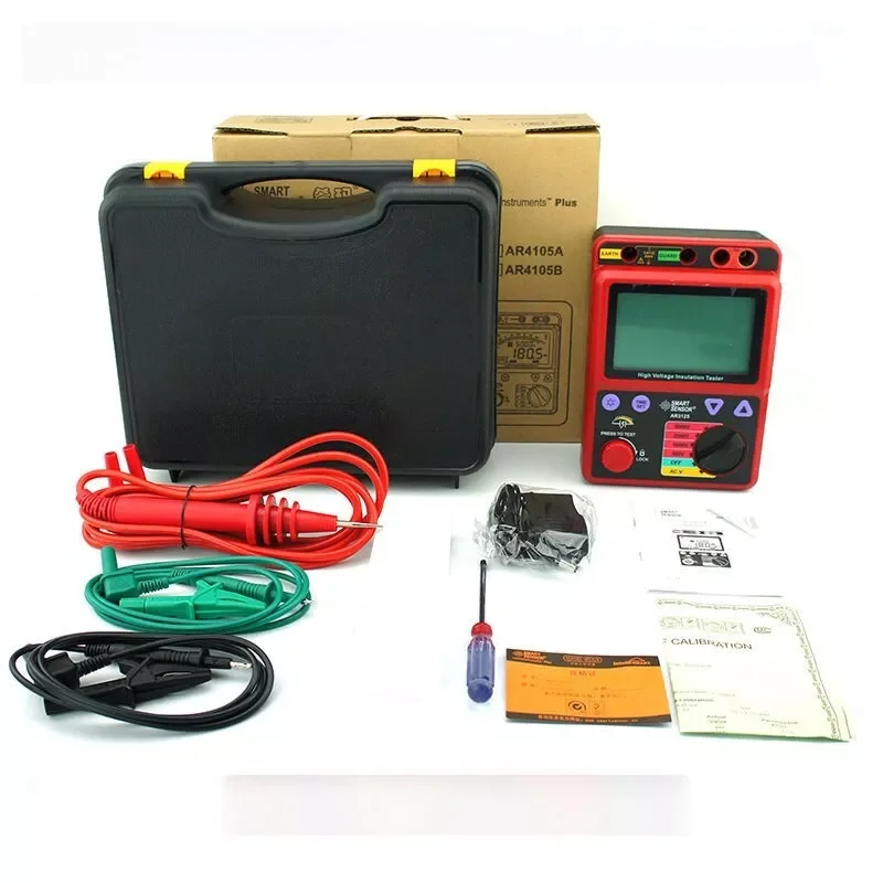 Digital Megohmmeter Tester Ohm Meter High Voltage Insulation Resistance Tester Storage Condition  -20°C ~ 60°C, ≤90% RH