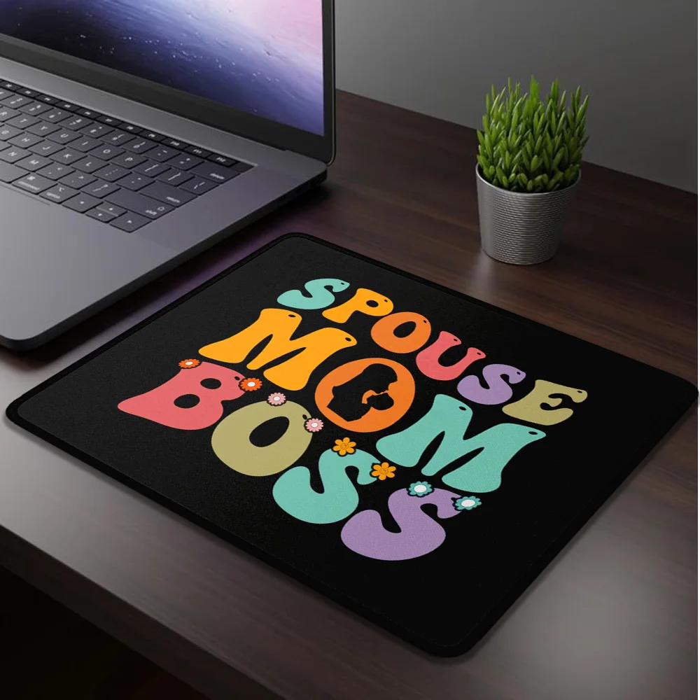 

Коврик для мыши SPOUSE MOM BOSS, компьютерный коврик для геймеров, игровой коврик для мыши, аксессуары для геймеров, коврик для стола, офисный коврик для мыши