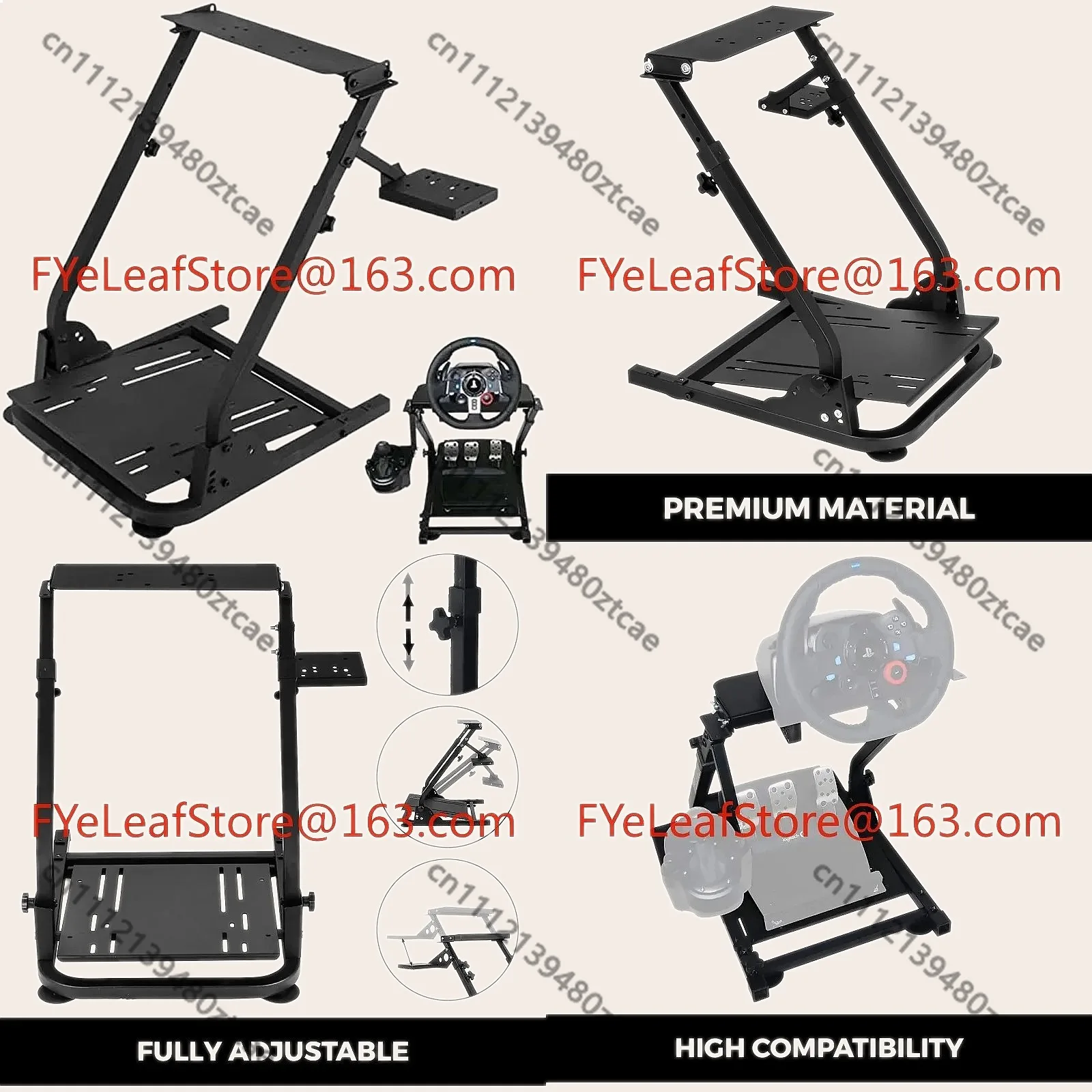 

Game Racing Steering Wheel Stand with Shifter Mount for G29 G25 G27