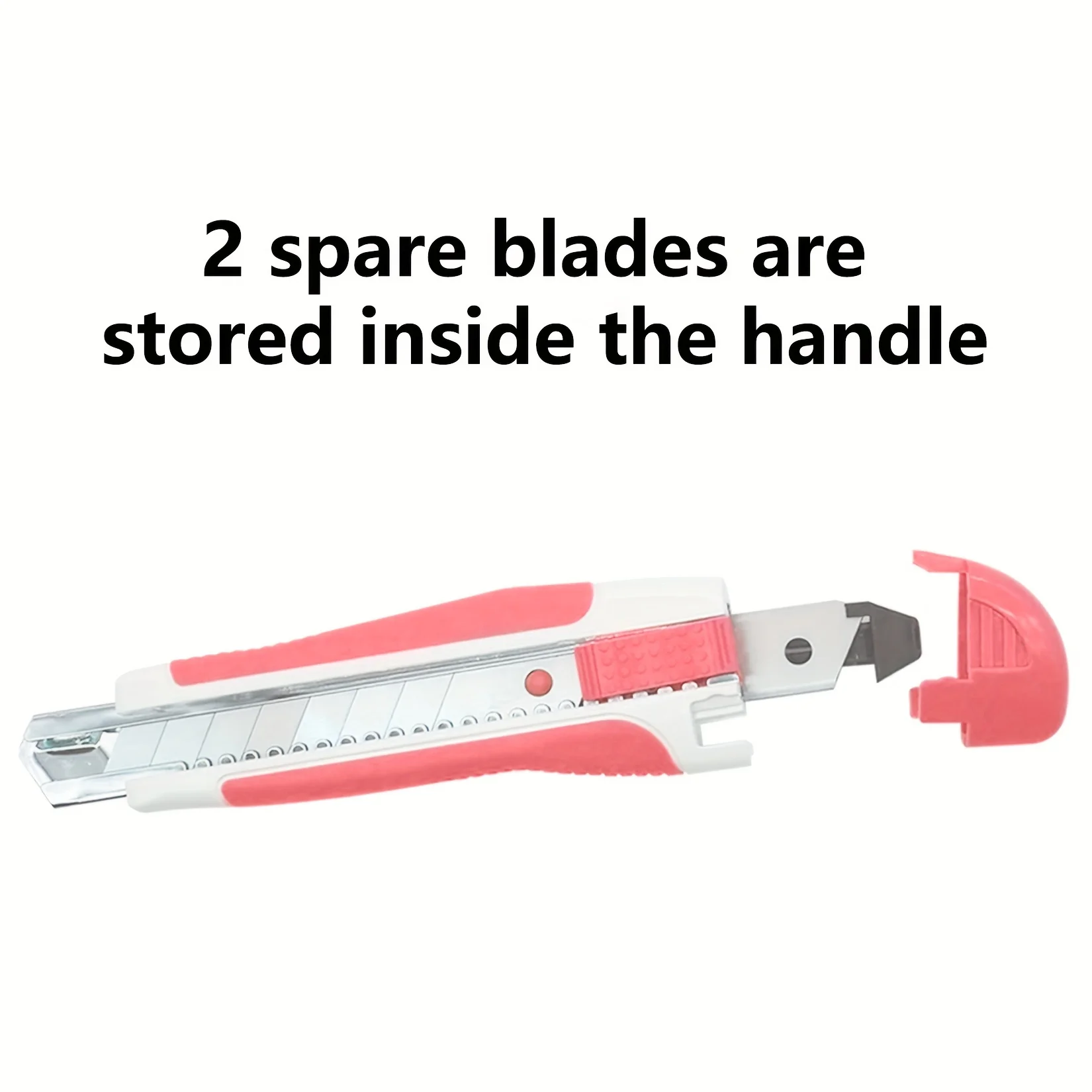 1 pack Box Cutter Utility Knife Retractable Snap Off Blades Hobby Knife for Cutting Cardboard Boxes Leather