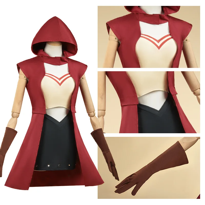 Anime JoJo Bizarre Adventure Cosplay Outfit Inner Wear Gloves Tights Mariah Cute Style Magnetic Girl Halloween Role Play Costume - view 4