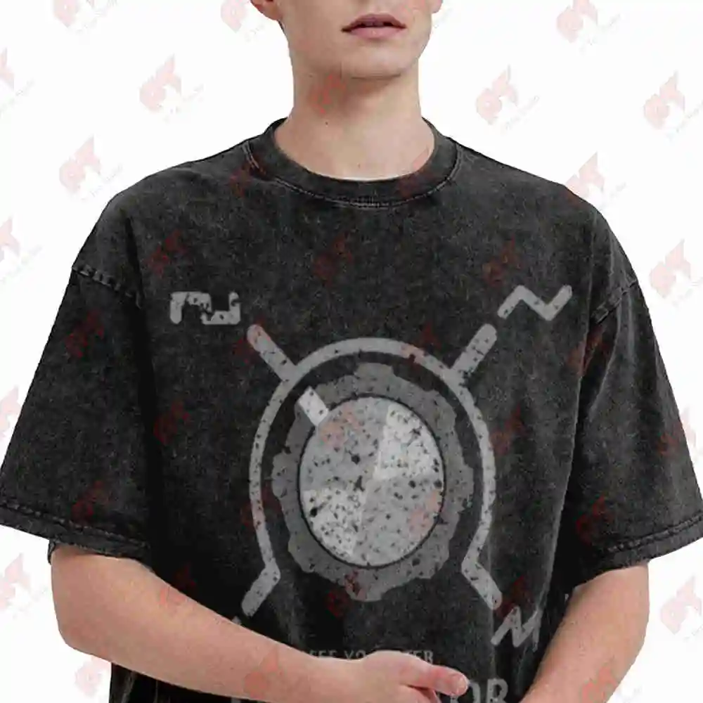 Funny Synthesizer Synth Music Tech Vintage Washed Tee Pure Cotton T-Shirt