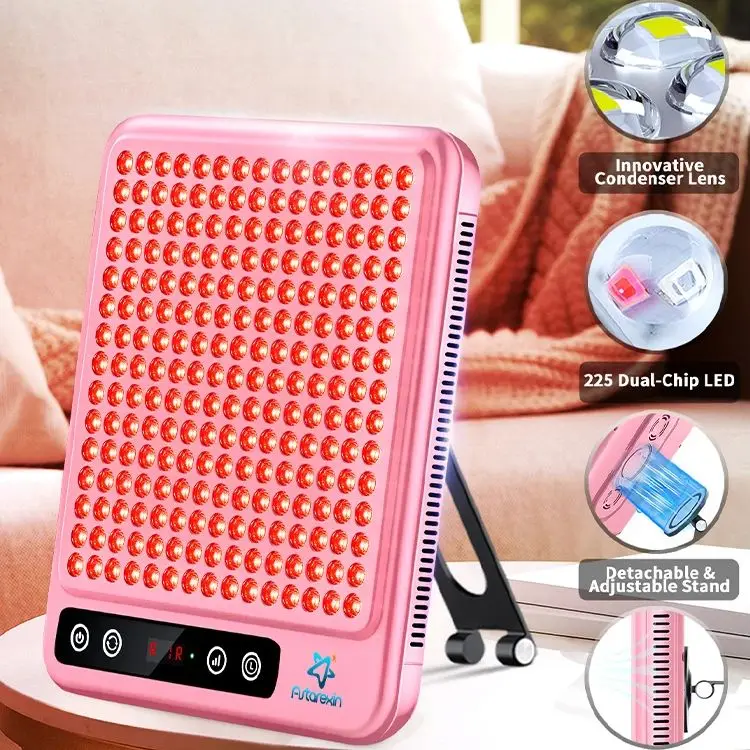 

660nm Red Light Therapy Panel Device LED Facial Anti-inflammatory Skin Care Light 850nm Beauty Lamp for Anti-Aging Pain Relief