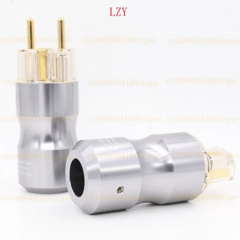 for Krell Pair 24k Gold plated EU for schuko Power Plug  IEC C13 C15 Female Connector