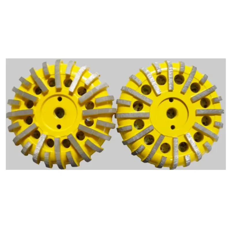 5 Inch  Diamond Radius Cove Base Wheels Discs for Concrete