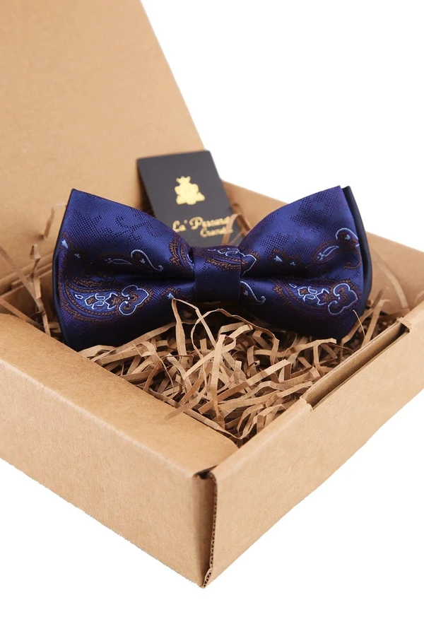 Темно-синий Пейсли Фотофон P1655