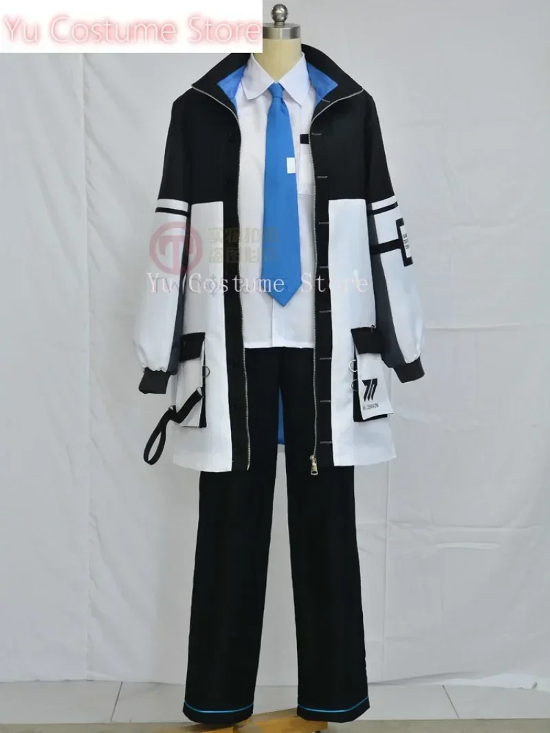 

Blue Hallowen Archive Play Role Clothes Clothing Tendou Arisu School Uniform Coat Cosplay Costume Cos Game Anime Party Uniform