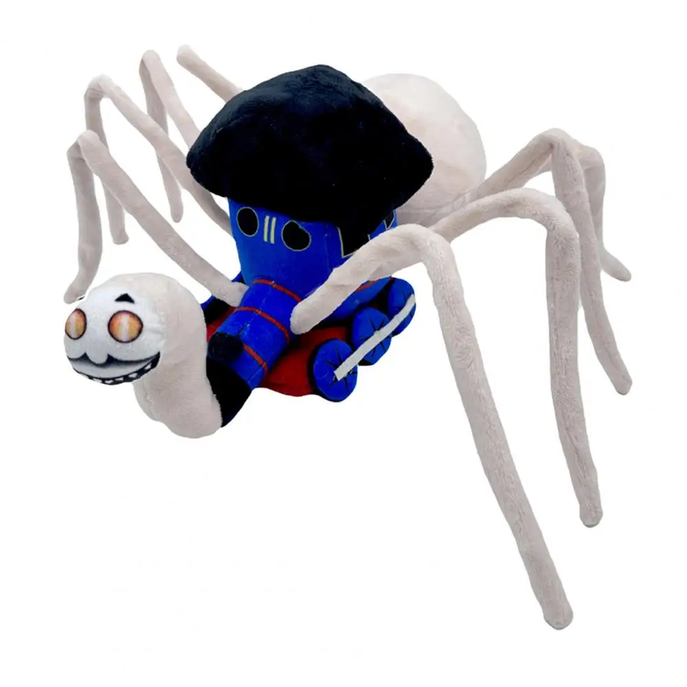 Crack-resistant Spider Doll Halloween Train Spider Plush Toy Multi Limbs Stuffed Pillow for Party Decor Horrible Prop 3 Years