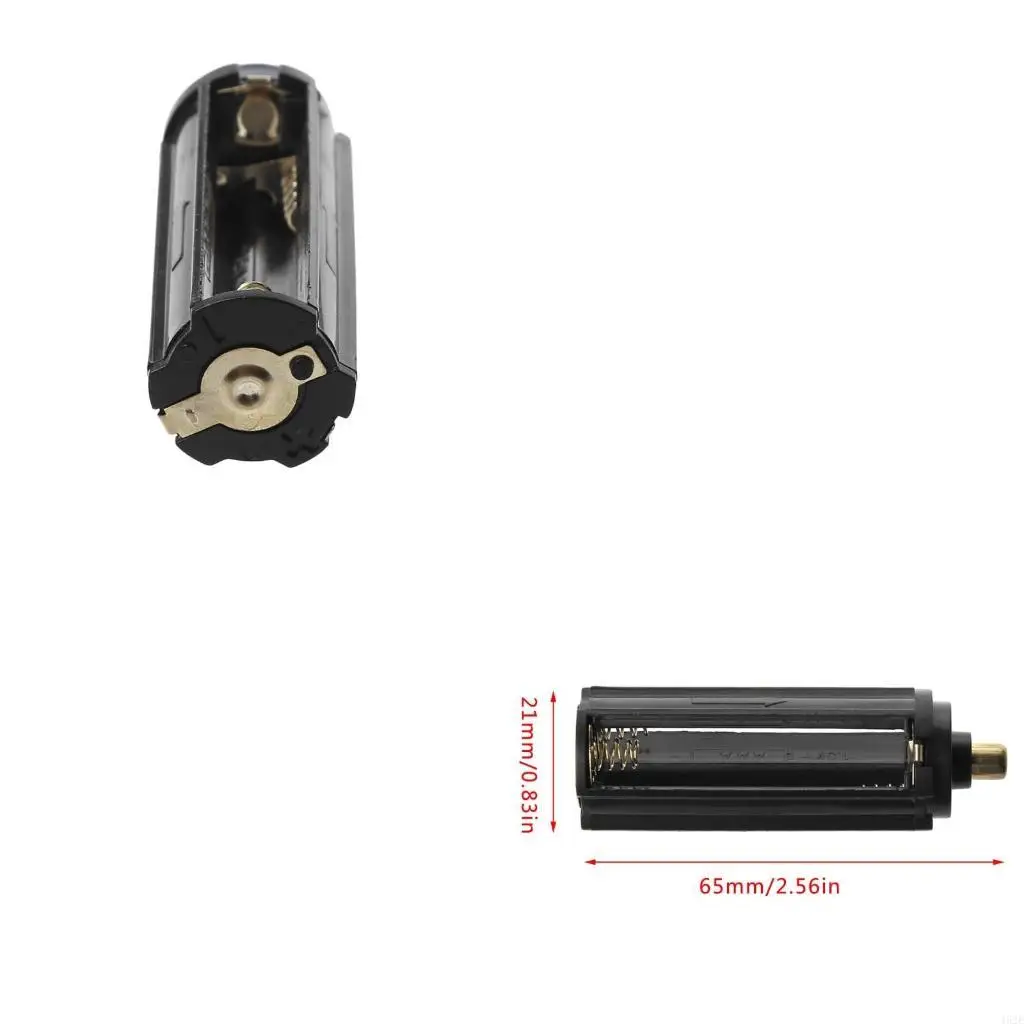 462E Cylindrical Type Plastic Battery Holder For 3x AAA To 18650 Battery Converter