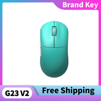 New Inkot G23 V2 Wireless Gaming Mouse, PAW3395 26K DPI Custom Hot Swap Mechanical Switch Ergonomic Design 1K Wired Gaming Mouse