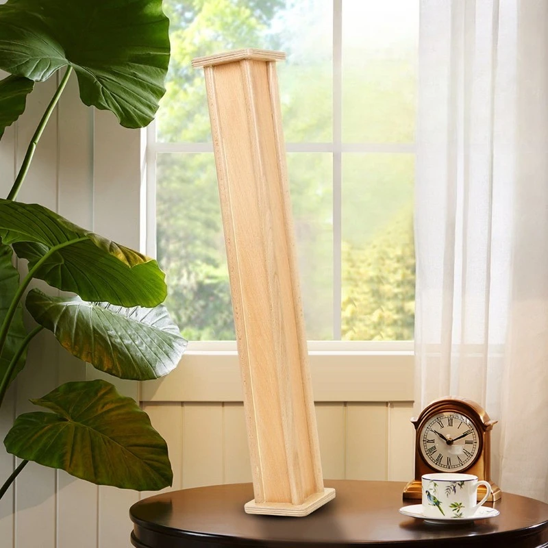 Wooden Rainmaker Shaker Professional Healing Rain Sound Tube Ultra Long Sustain Portable Natural Rain Stick Shaker Instrument