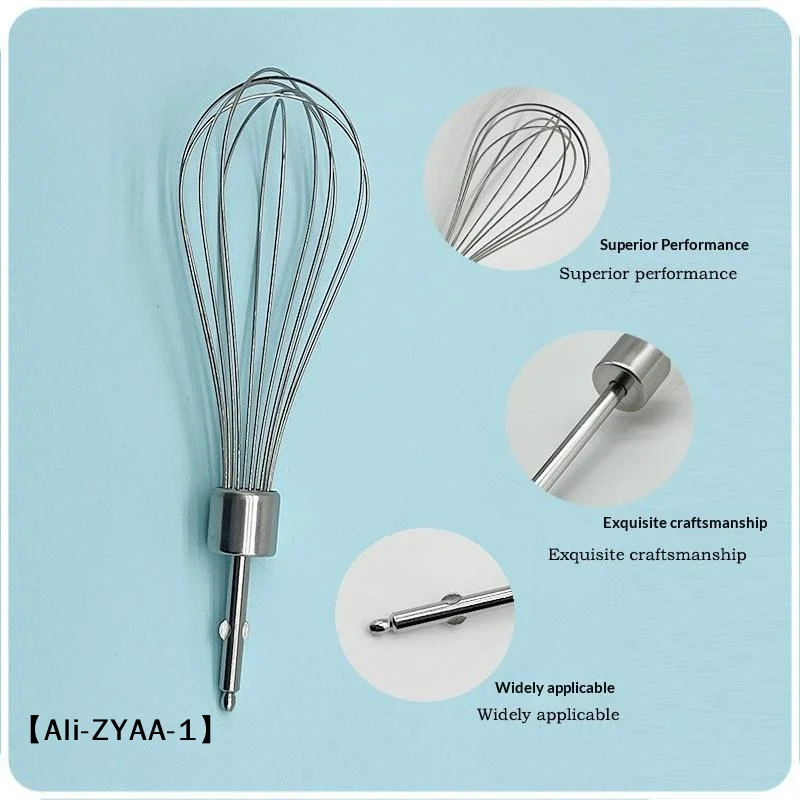 【A】New Stainless Steel Egg Beater 12 Wire Eggs Frother Handmade Dessert Supplies For Whisking Beating Stirring