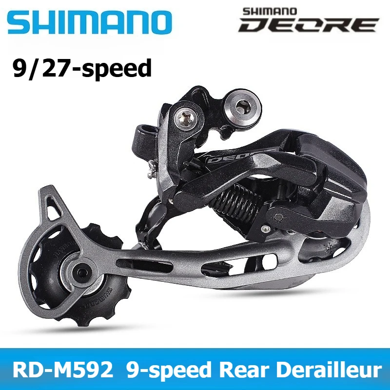 

SHIMANO M592 Велосипедный переключатель RD-M592 9-скоростной/27-скоростной задний переключатель MTB