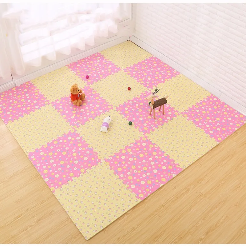 Baby Game Mat 16PCS Play Mats 30x30cm EVA Game Mats Baby Folding Carpet Floor Mats Playmat Puzzle Mat Foot Mat Baby Foam Mat