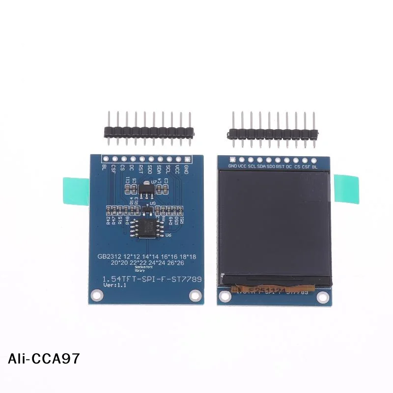 

【A】1 шт. 1,54-дюймовый TFT ЖК-экран ST7789, маленький экран 240x240, квадратный ЖК-дисплей, цветной экран SPI.
