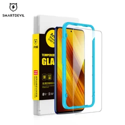 SmartDevil for POCO M3 Pro Tempered Glass Screen Protector for Xiaomi POCO X3 Pro X3 NFC F3 HD Front Film Non-full Cover