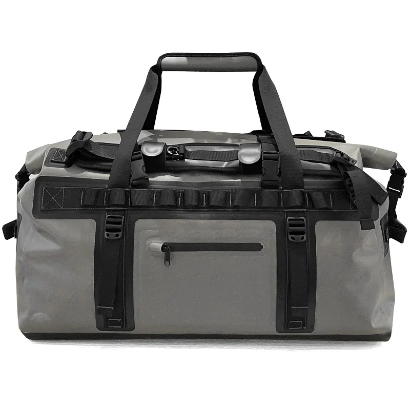 

Manufacture Weekend Travel Camping Large Heavy Duty Fully Waterproof Dry Tarpaulin Duffle Bag For Boating Motorcycling Hunting