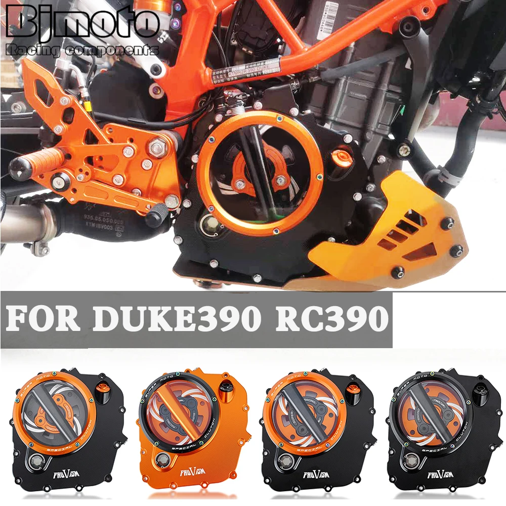 

DUKE390 RC390 Racing Прозрачная крышка сцепления для K-TM D-uke RC 390/D-uke 390 2017-2023/RC390 2018-2020