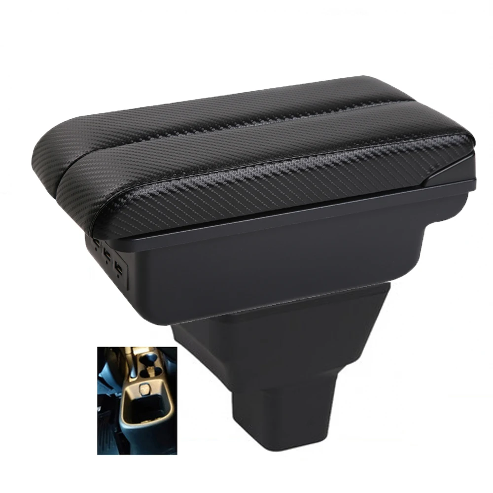 Car Nissan Kicks Armrest box central console storage case driver elbow support rest arm view 4