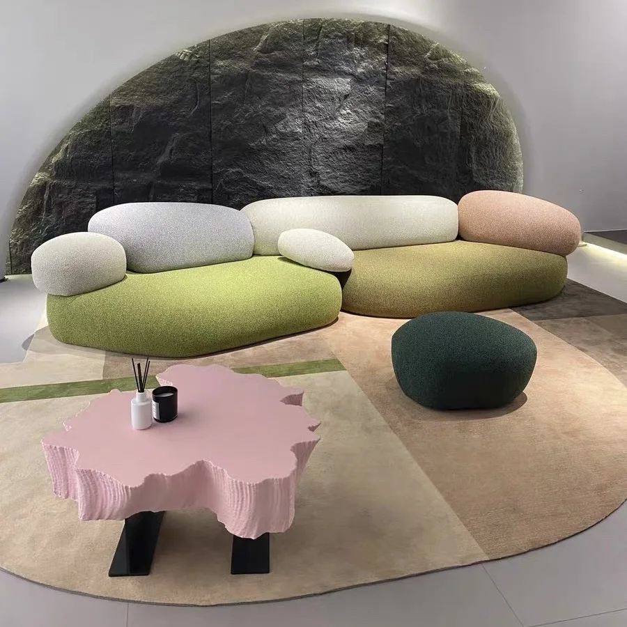 ！@Quality Italian Design Sectional Set Modern Modular Sofa Minimalist Modular Nordic Modern Living Room Sofas
