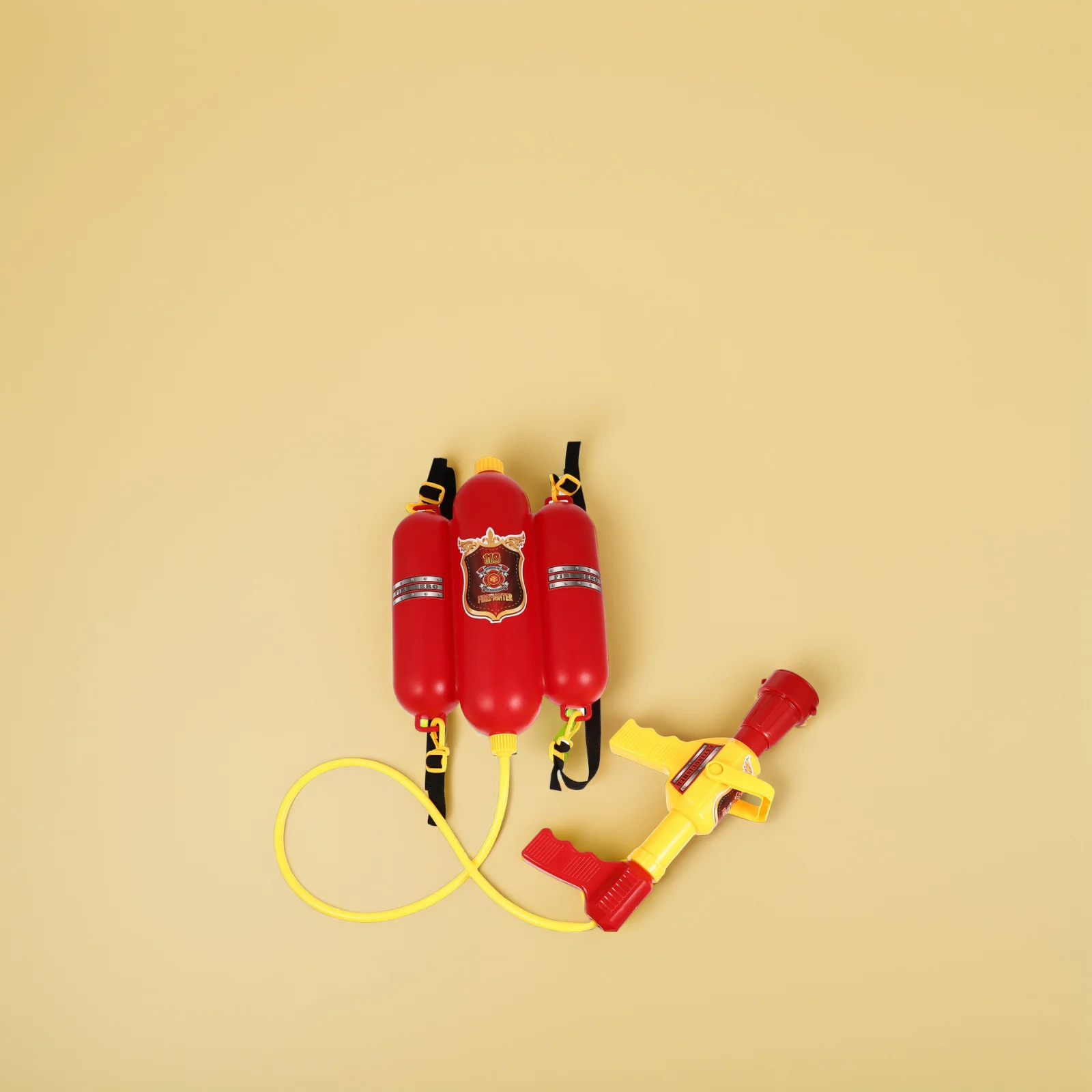 Brandweerman Rugzak Water Rood Hogedruk Verstelbaar Kinderen Buitenplezier Zwembad Strandspeelgoed Waterspeelspeelgoed