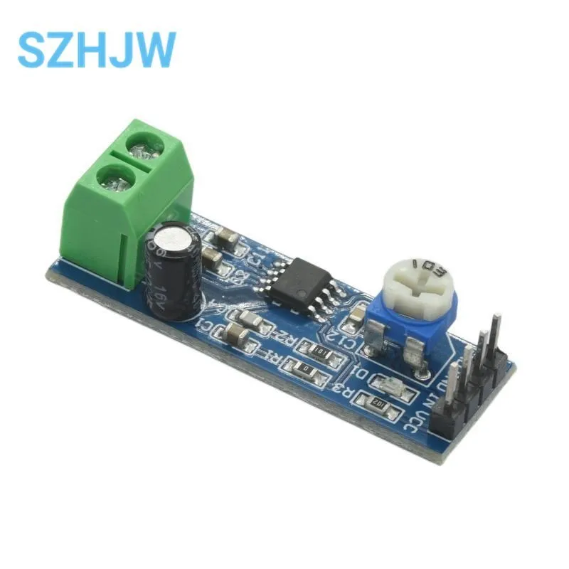 LM386 Audio Power Amplifier Module 200 Times Gain Amplifier Board Mono Power Amplifier 5V-12V Input