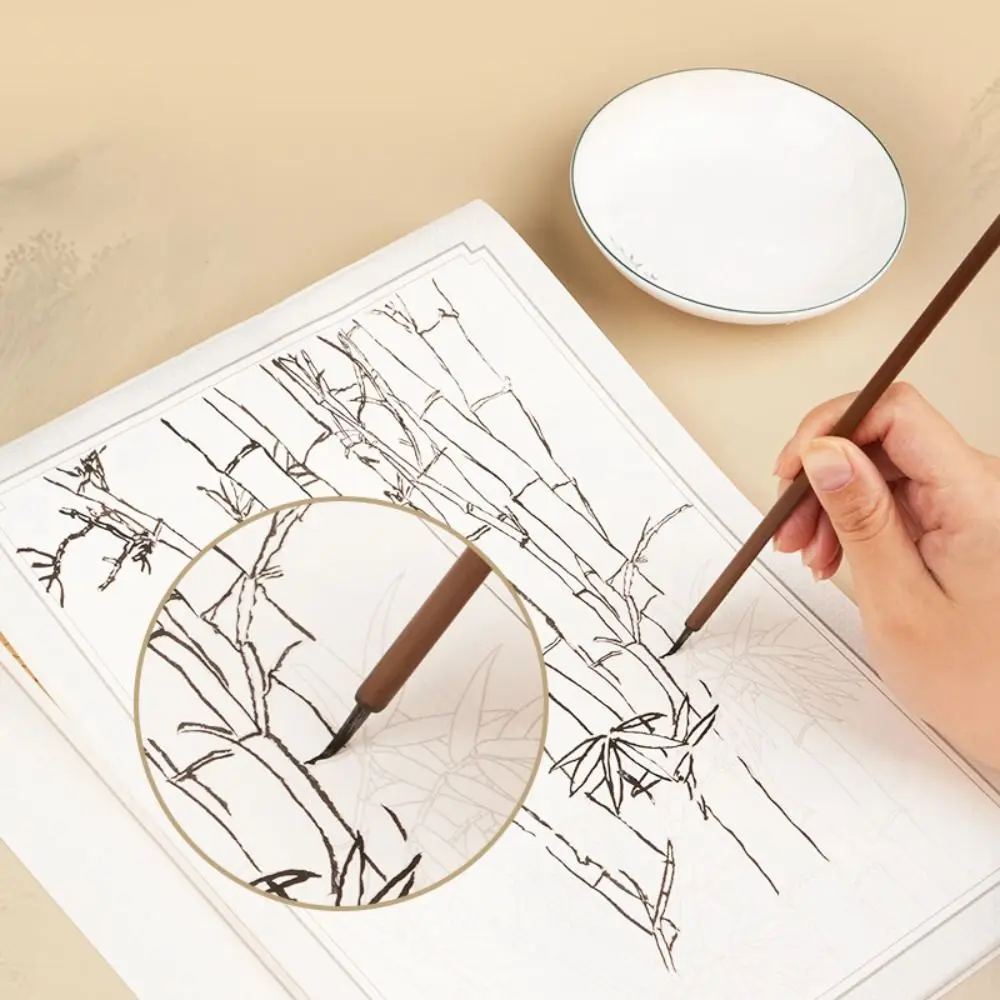 Hand Drawn Chinese Painting Sketch Basic Tutorial Landscape Flowers Chinese Painting Copying Book Practicing Figures