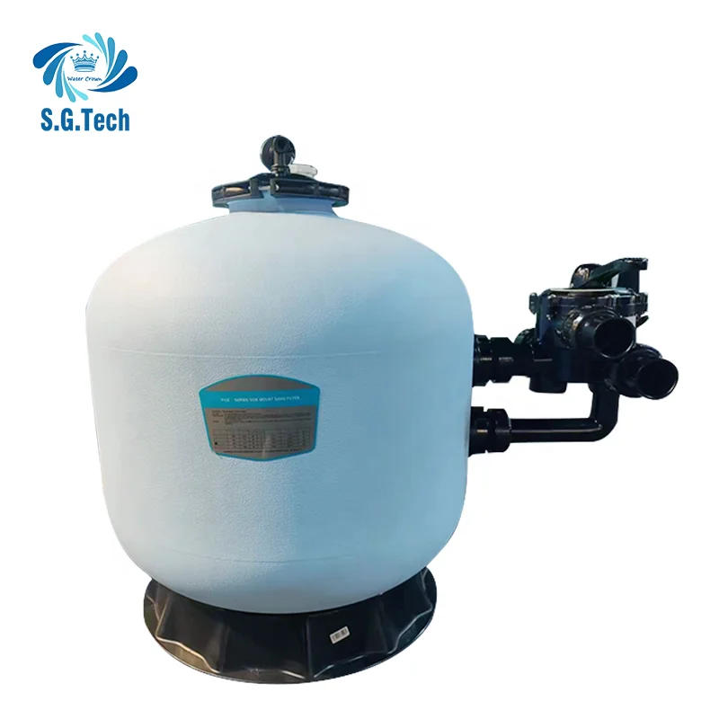 High quality modern pool filter sand filter with pump tool for pool maintenance, fiberglass fittings