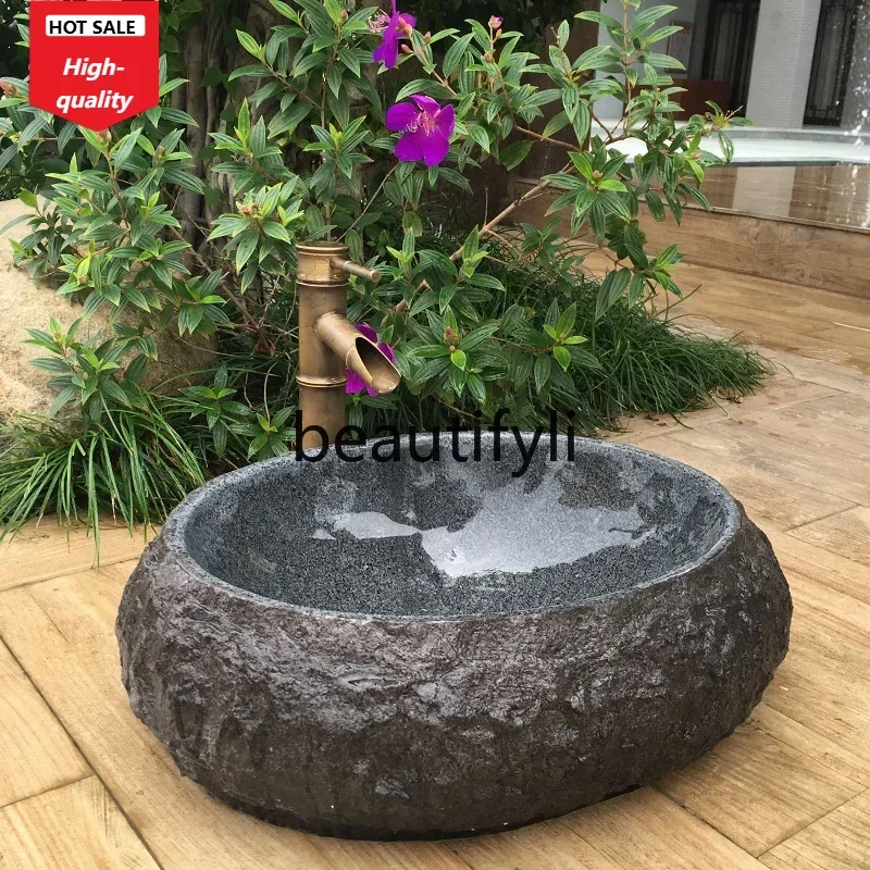 Stone Wash Basin Re… - image