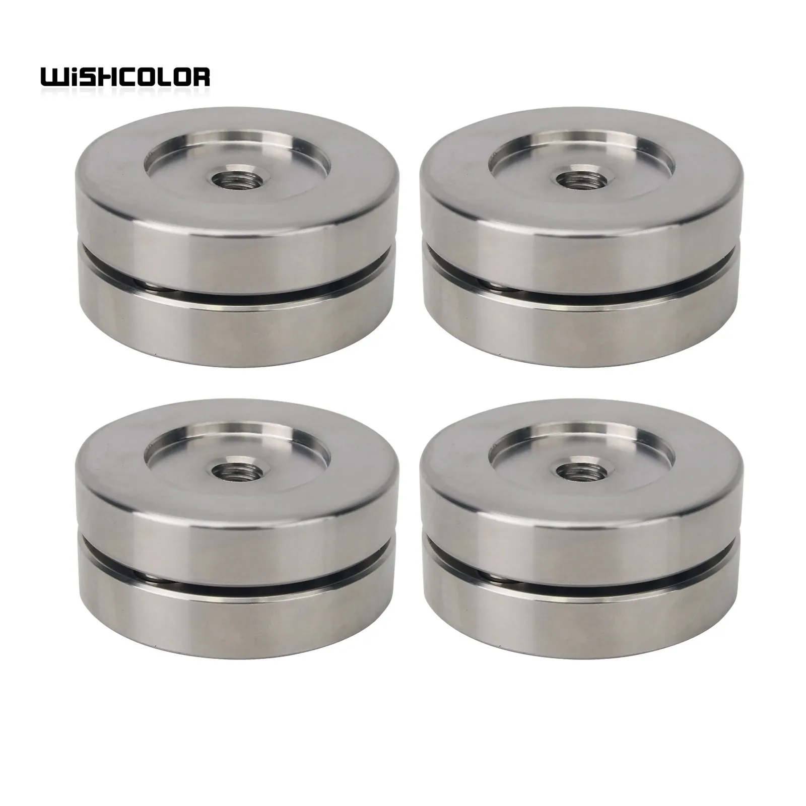 

Wishcolor 4 шт. 45 мм ножки для динамиков изолирующие ножки для динамиков с шариками из нержавеющей стали емкостью 100 кг для ЦАП усилителей