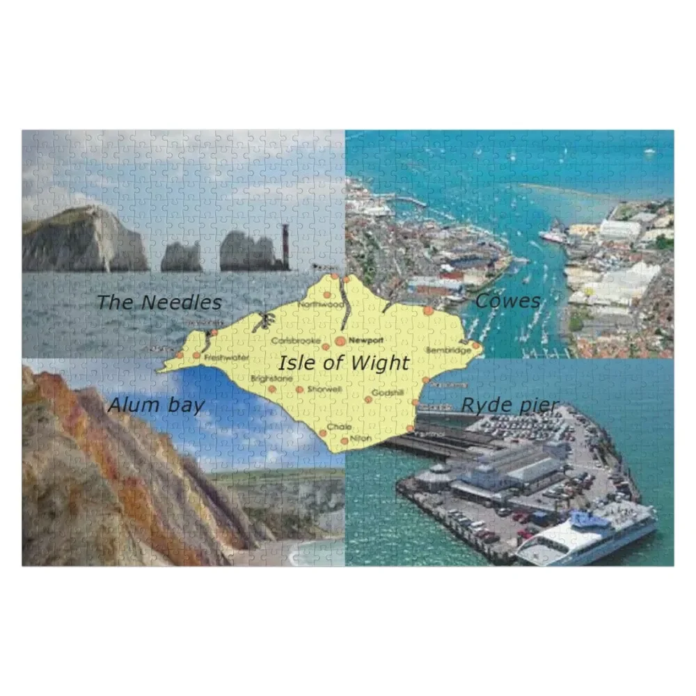 

isle of wight collage Jigsaw Puzzle Personalized Gift Custom Child Gift Customizable Gift Puzzle