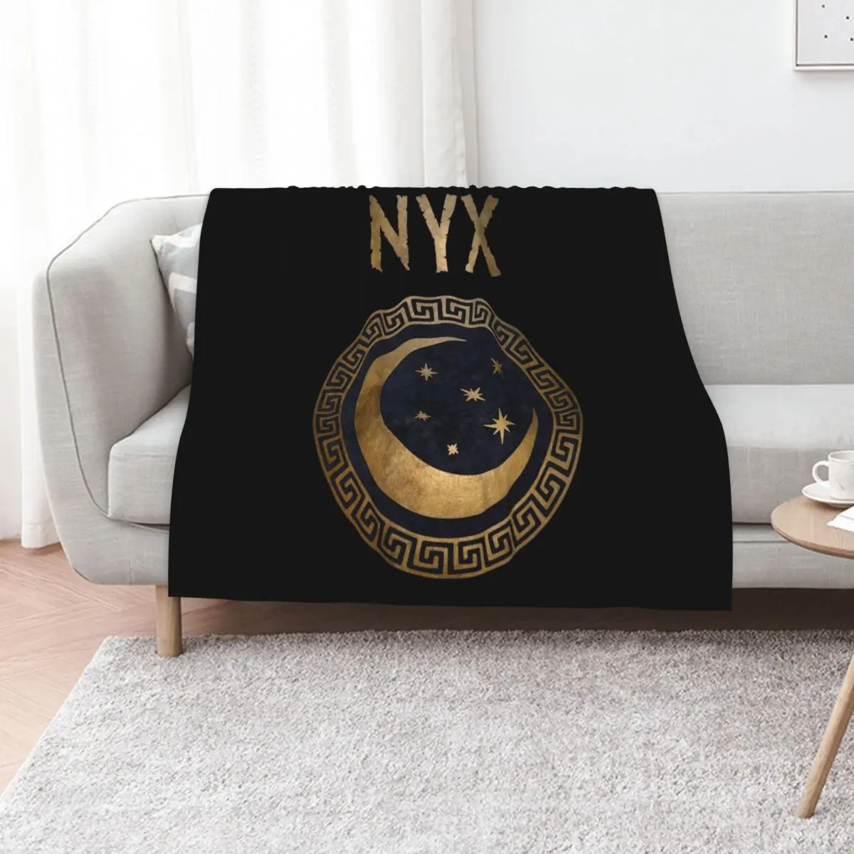 Nyx Greek Goddess of Night Ancient Symbol Throw Blanket Blankets For Baby Thermal Nap Summer Beddings Bed for sofa Blankets