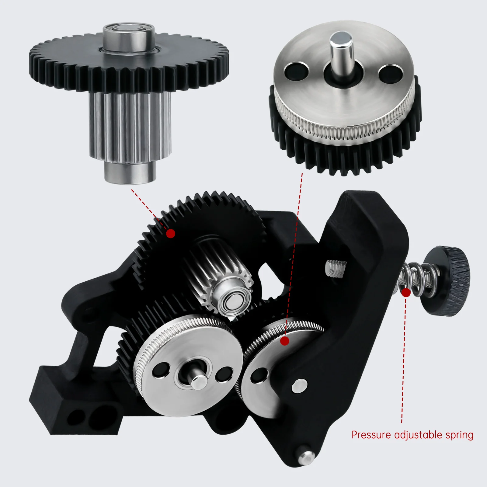 3d printer parts HGX-LITE-extruder Hardened Steel Reduction Gear All Metal Extruder Gear For Ender3/Ender5/CR10 3D Printer