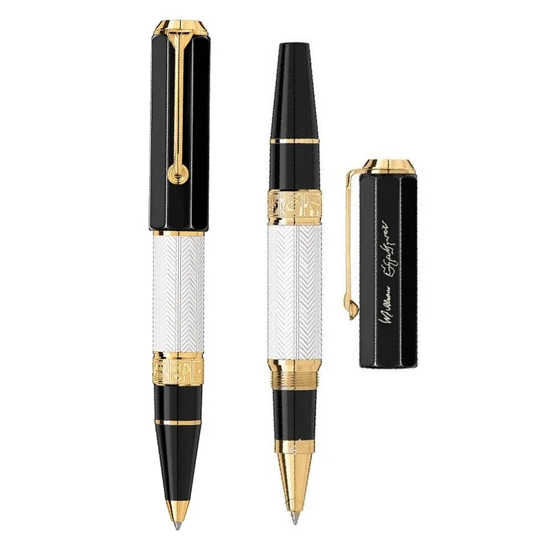 Luxury MB MONTE Writer Willian Ballpoint Pen Novel Business Metal Gel Rollerball Pens with Serial Number 6836/9000