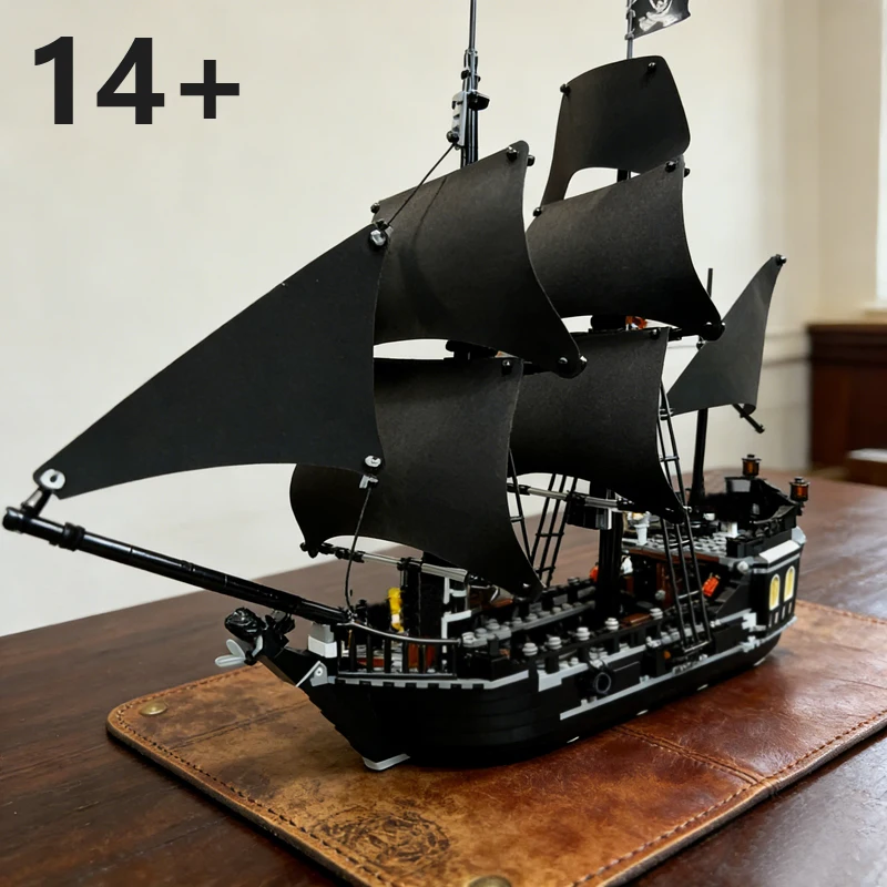 

Конструктор MOC «Пиратский корабль Блэк Пирл» (4195, 10365) — игрушка для сборки, подарок на день рождения для детей