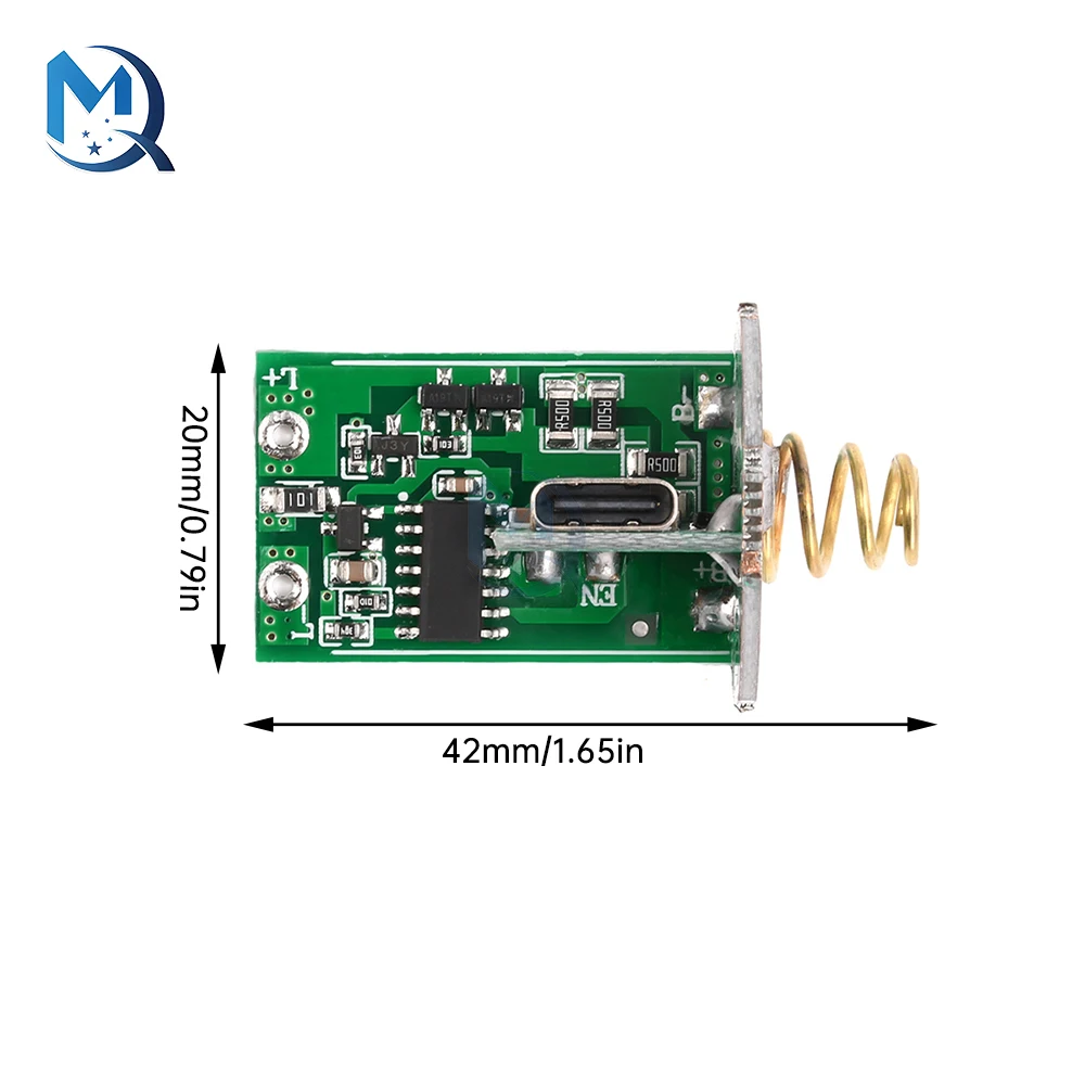 6-8.4V Dual Lithium Driver Board For Two 18650 or 26650 Batteries For Flashlight Accessories Center Switch