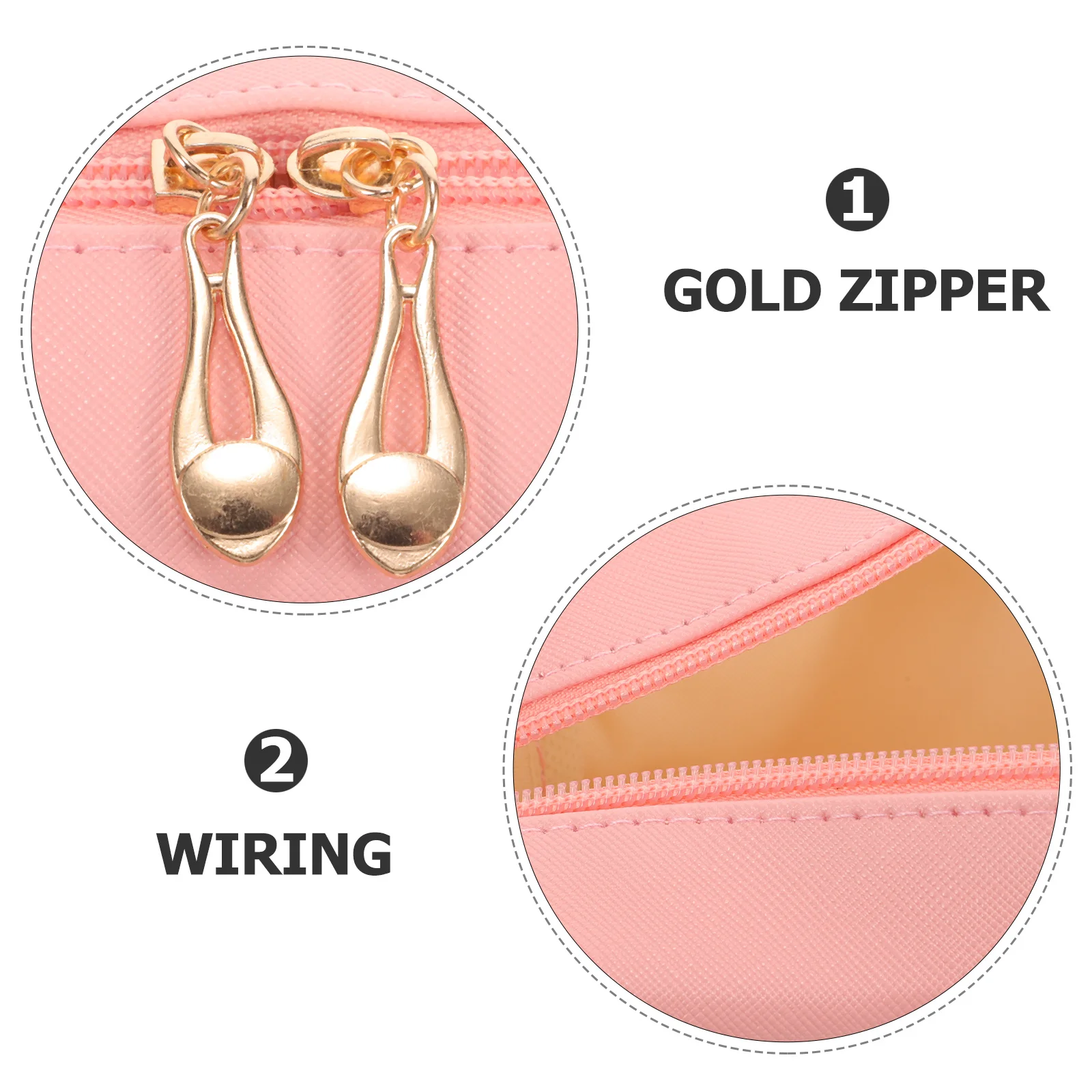 Tragbare Make-up-Tasche, Kulturbeutel, klein, wasserabweisend, Kosmetiktasche, Reiseveranstalter, Reißverschlusstaschen, Damen-Make-up-Organizer