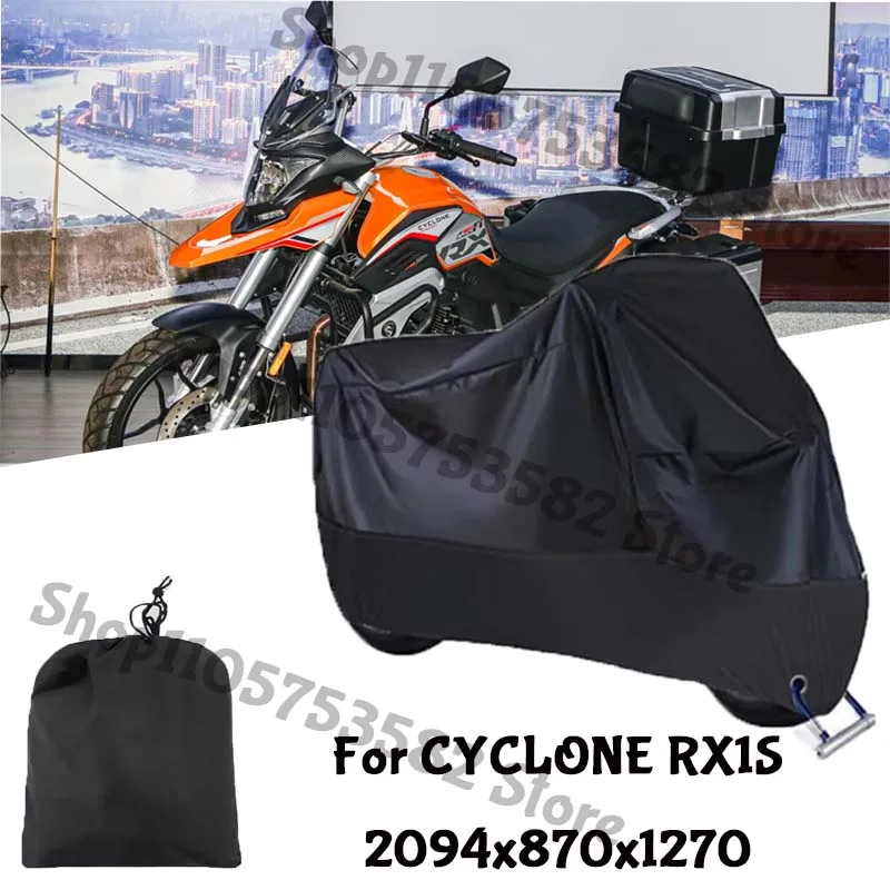 Motorcycle Full Covers For CYCLONE RX1S Car Outdoors Sun Protection Dust No Ear Thickened Oxford Clothcover Accessories