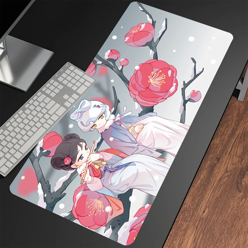 Mouse Pads Cute office Mousepads 400x900 Large Mousepad Gamer Rubber Mat Company Desk Pad Design For Gift 