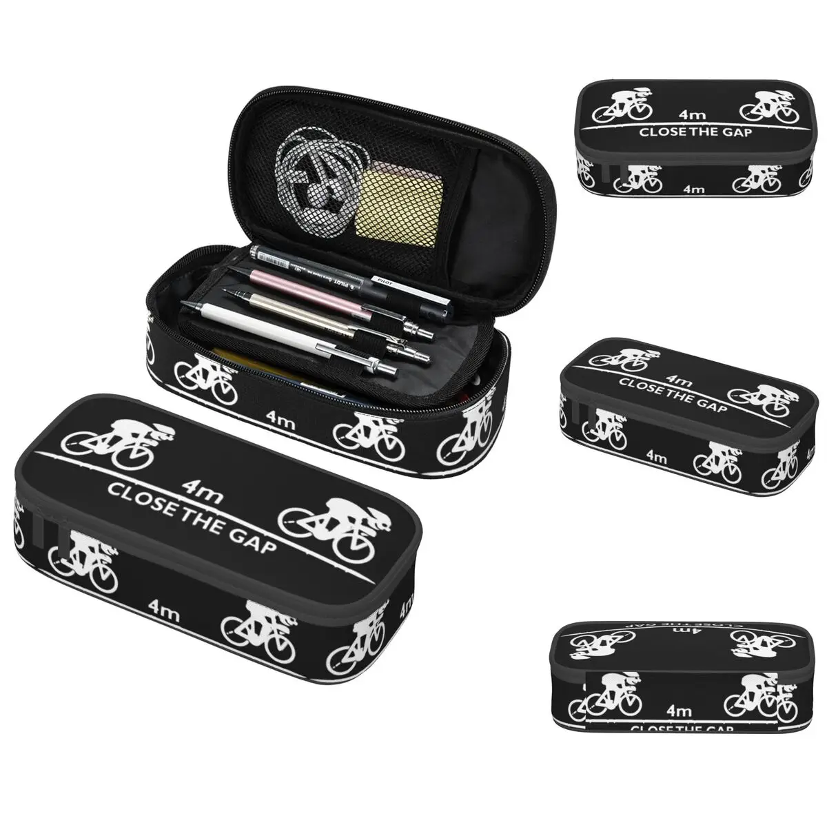 Estuche para lápices Zwift Close The Gap para niños, regalos, caja para bolígrafos, bolsa para lápices, suministros de papelería, bolsa para guardar bolígrafos