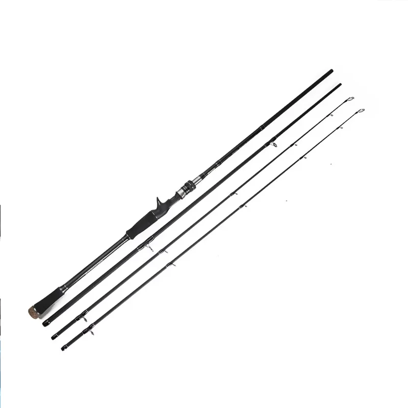 9ft 10ft Carbon Sea Bass Lure Rod 3-Section Dual Tips MH/H Action Long Distance Casting Portable Saltwater Fishing Rod 2.7m 3.0m