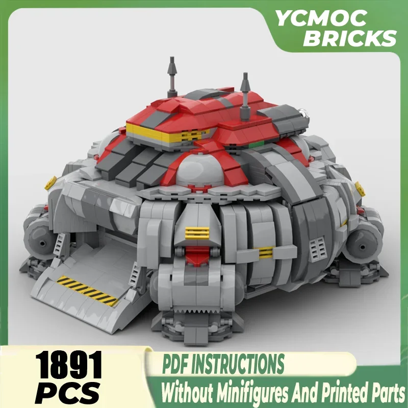 

Конструктор «Звездный фильм» YcMoc, строительные блоки Terranerd, командный центр, технологические кирпичи, модель «сделай сам», игрушки для детей