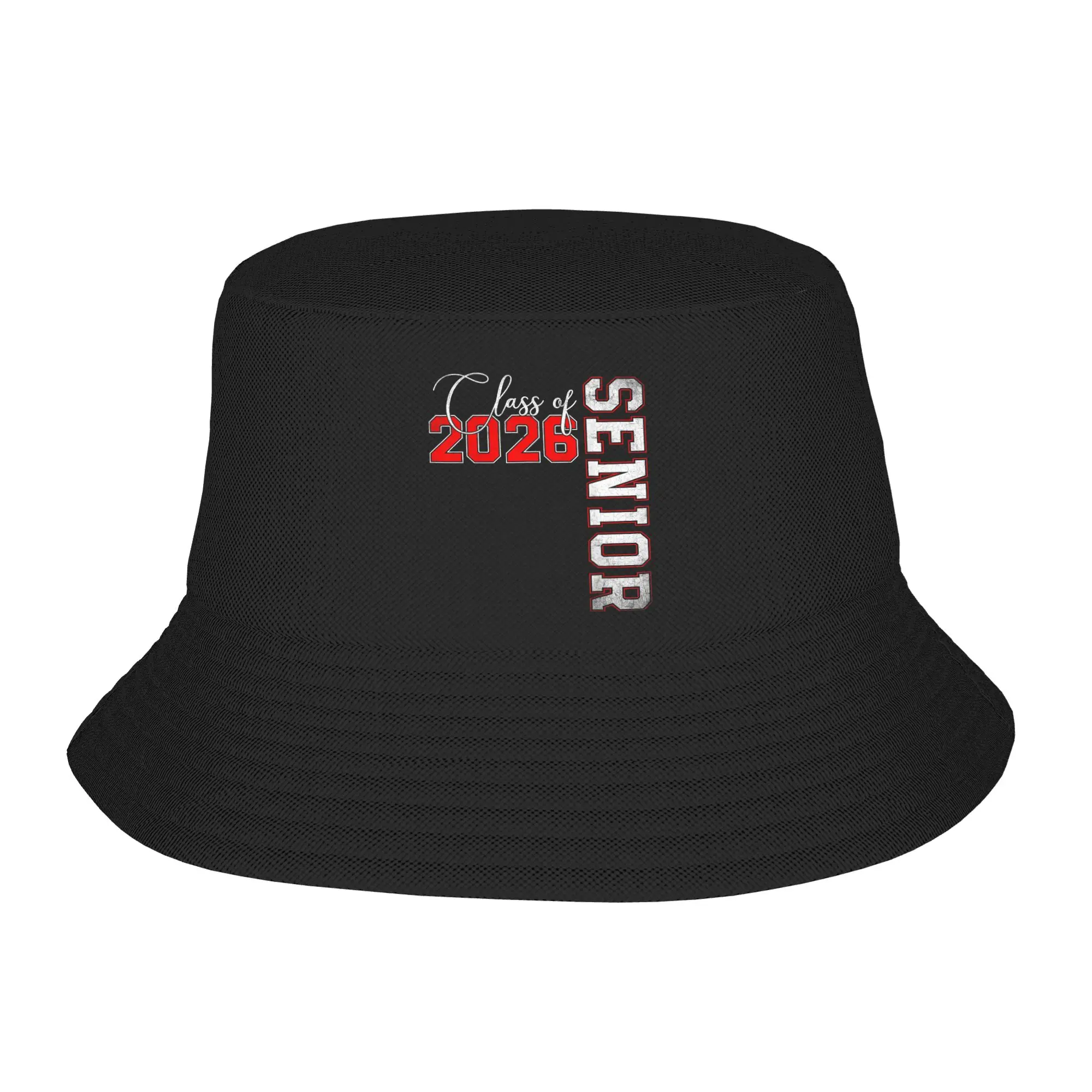Girl Boy Kawaii Class of 2026 Senior Graduation Bucket Hats Merch  Bob Hat For Travel Headwear Lightweight