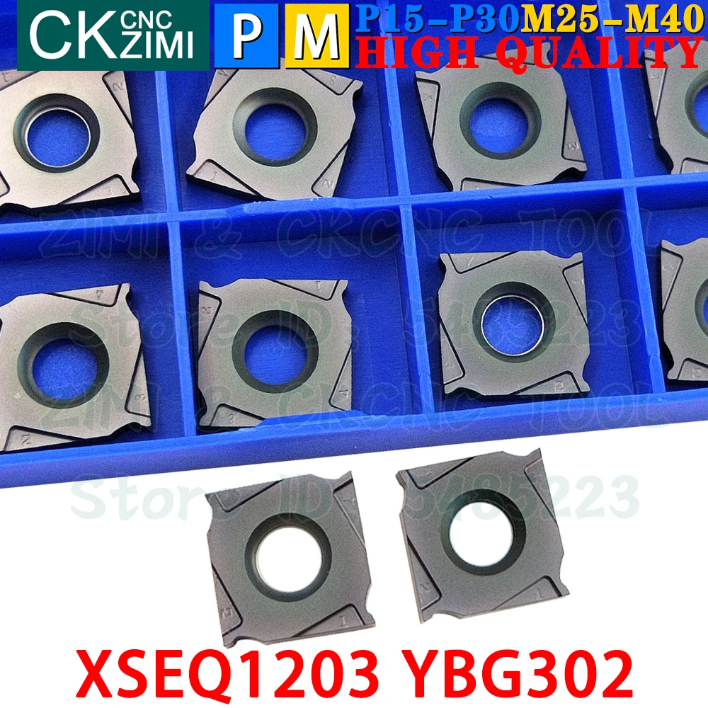 XSEQ1203 YBG302 XSEQ 1203 YBG302 Carbide Insert Slot Milling Insert CNC Indexable Milling Cutter Tools Machine Metal Lathe Tools